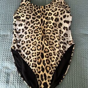Gabifresh/Swimsuits For All brand, Wild Leopard print, One Piece, high cut thigh